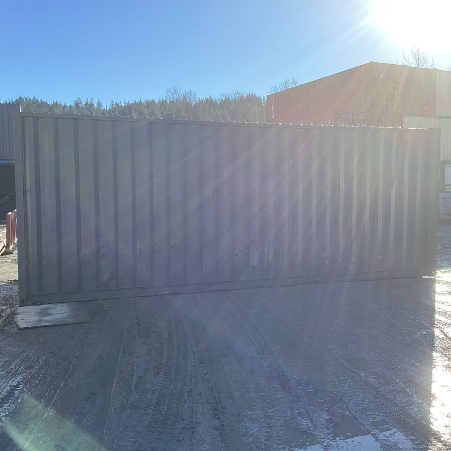 25&rsquo;HC Used Shipping Container (Painted Slate Grey) - Container Consultants Australia