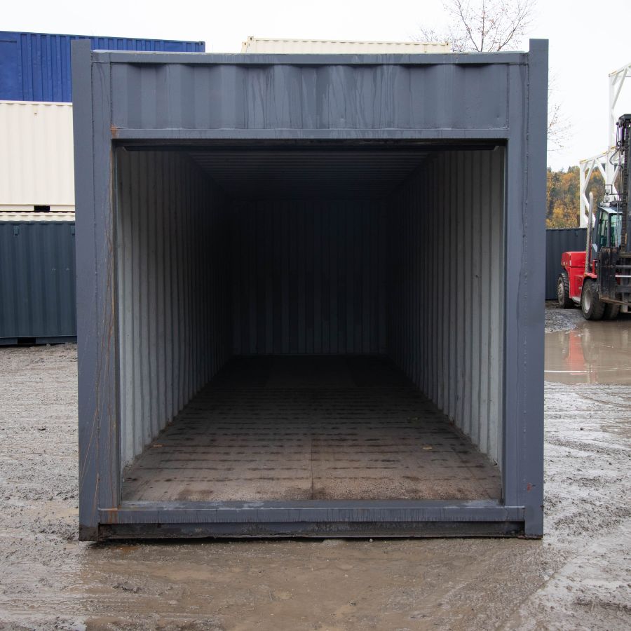 25&prime; Cut-Down Shipping Container w/Roll-Up Door - Container Consultants Australia